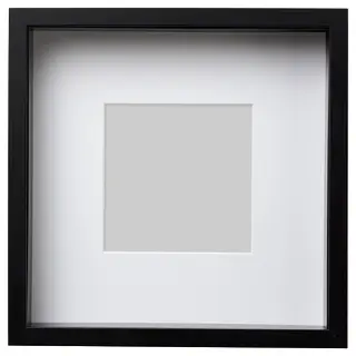 SANNAHED frame, black, 25x25 cm