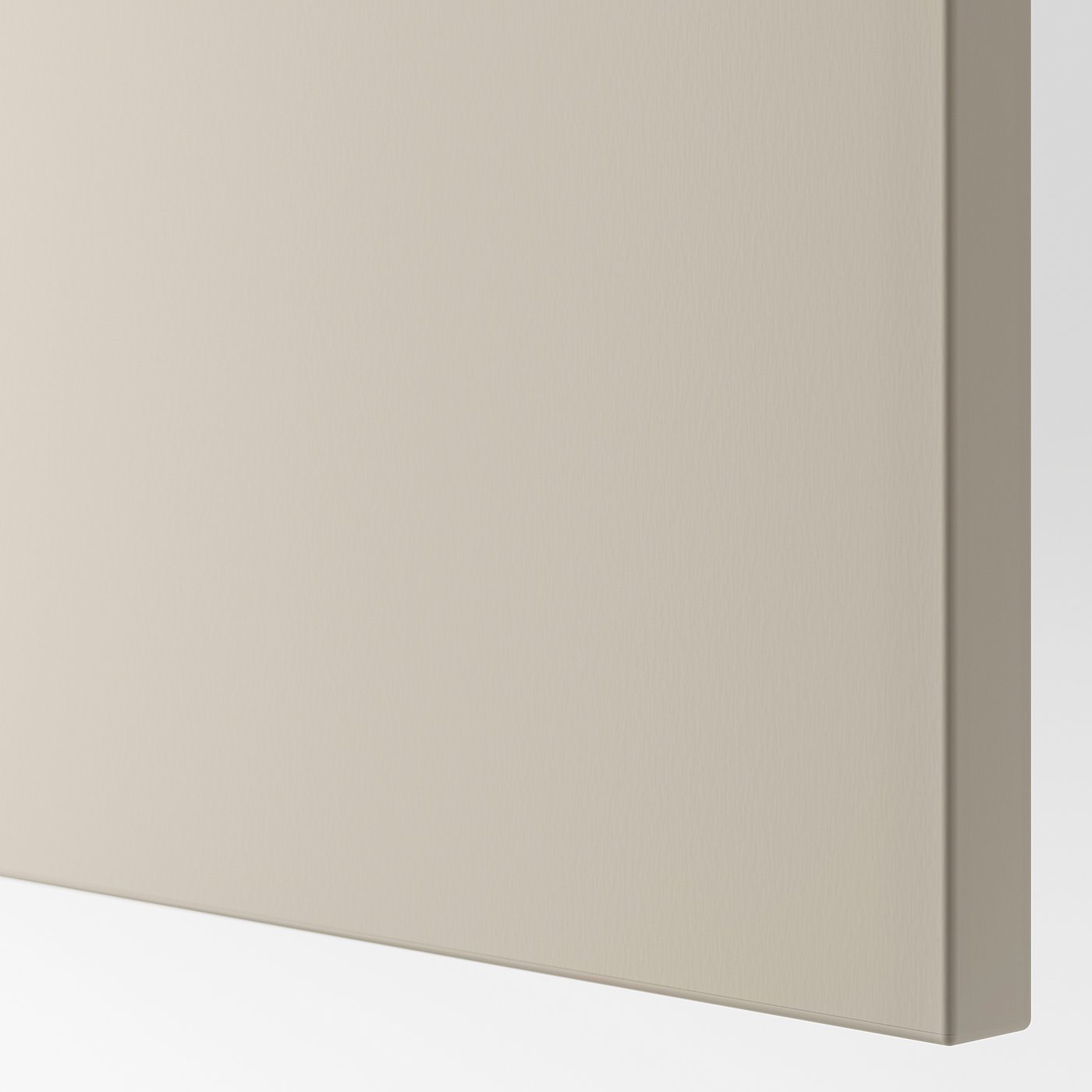 Sleek, modern tv stand in neutral beige. Adjustable shelves and whisper-soft closing doors. Crafted with durable, recycled materials.