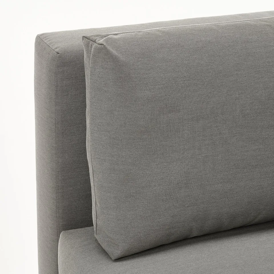 Soft, modern sofa made of durable polyester fabric, designed for comfort and easy to fold into a bed.