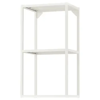 ENHET wall frame with shelves, white, 40x30x75 cm