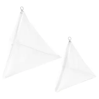 SLIBB washing bag, set of 2, white/grey