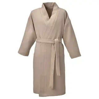 BJÄLVEN bath robe, beige, S/M