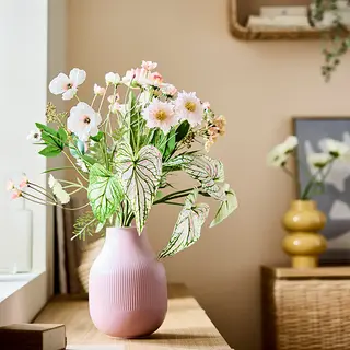 GRADVIS/SMYCKA set: artificial bouquet + vase