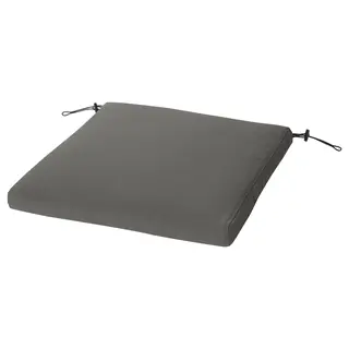 FRÖSÖN cover for chair cushion, outdoor dark grey, Length 50 x Width 50 cm