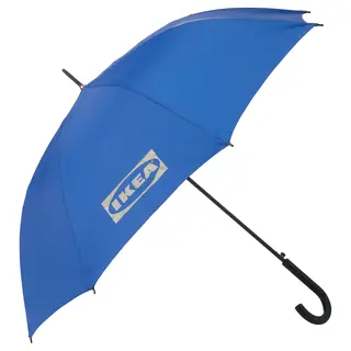 AURTIENDE umbrella, blue, Length 86 cm