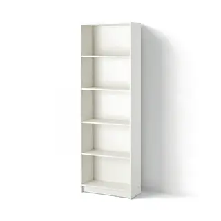 GERSBY bookcase, white, 60x180 cm