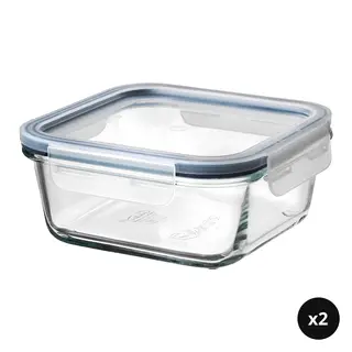 IKEA set: food container with lid x2