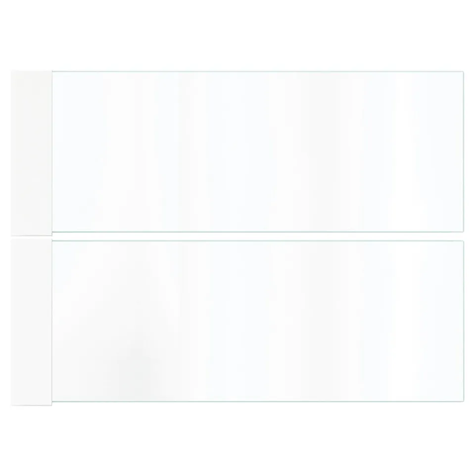 MAXIMERA glass drawer sides - clear, tempered glass, rectangular, adds finished look.