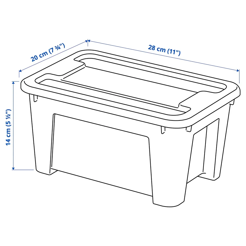 part: SAMLA box with lid