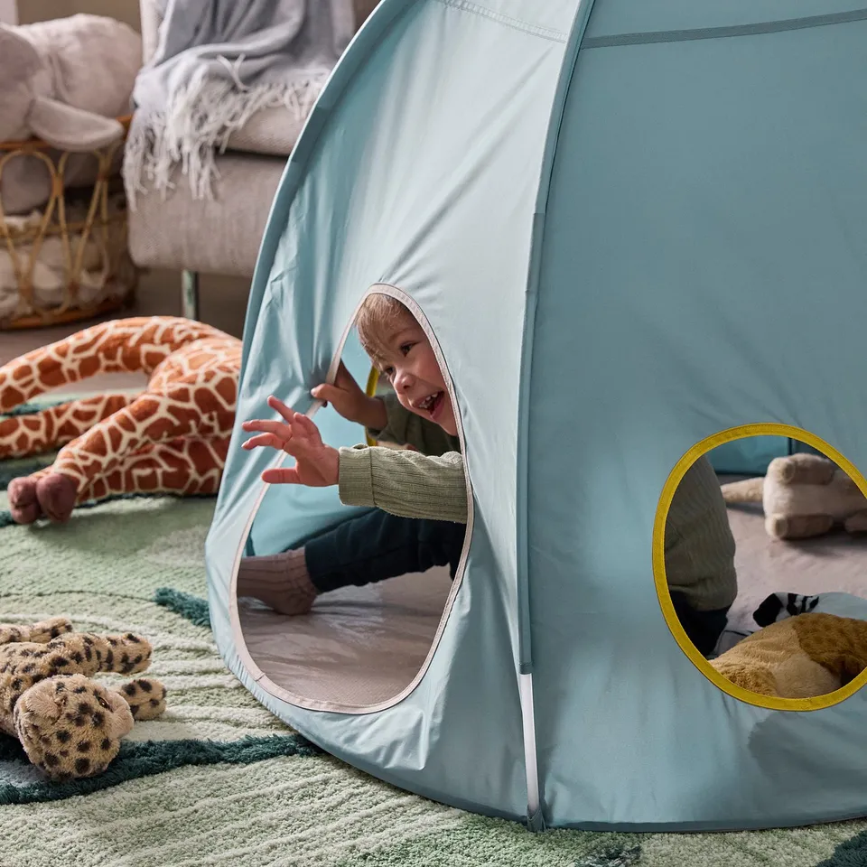 DVÄRGMÅS Children's tent, blue