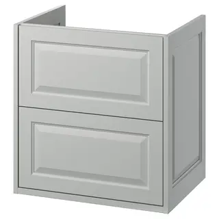 TÄNNFORSEN wash-stand with drawers, light grey, 60x48x63 cm