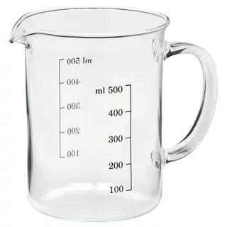 VARDAGEN measuring jug, glass, 0.5 l