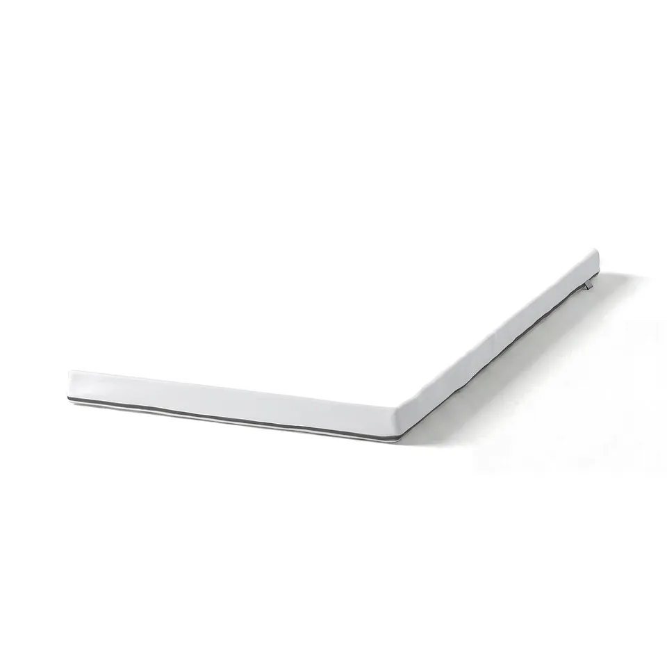 White PELLEPLUTT baby mattress, rectangular, reversible, polyester & foam, clean design for crib.