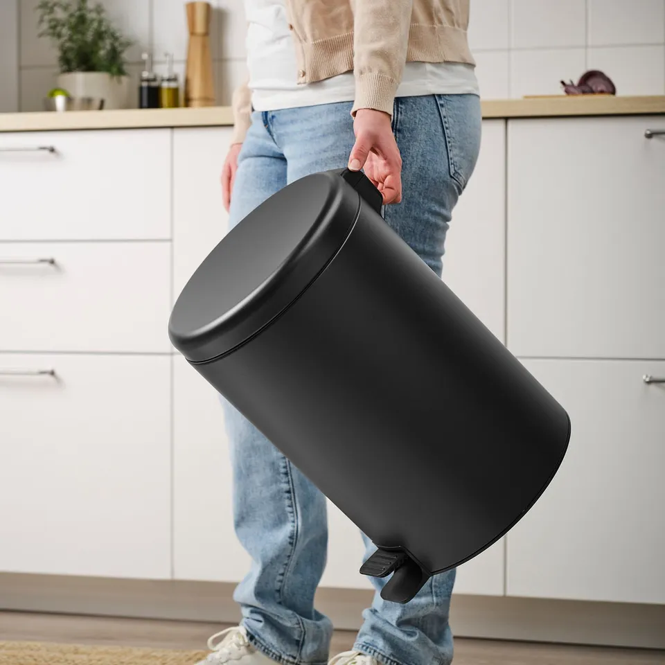 STENTRAPPA Pedal bin, anthracite, 18 l