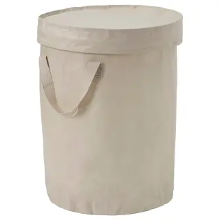 DIMPA sorting bag with lid, light grey-beige, 50 l