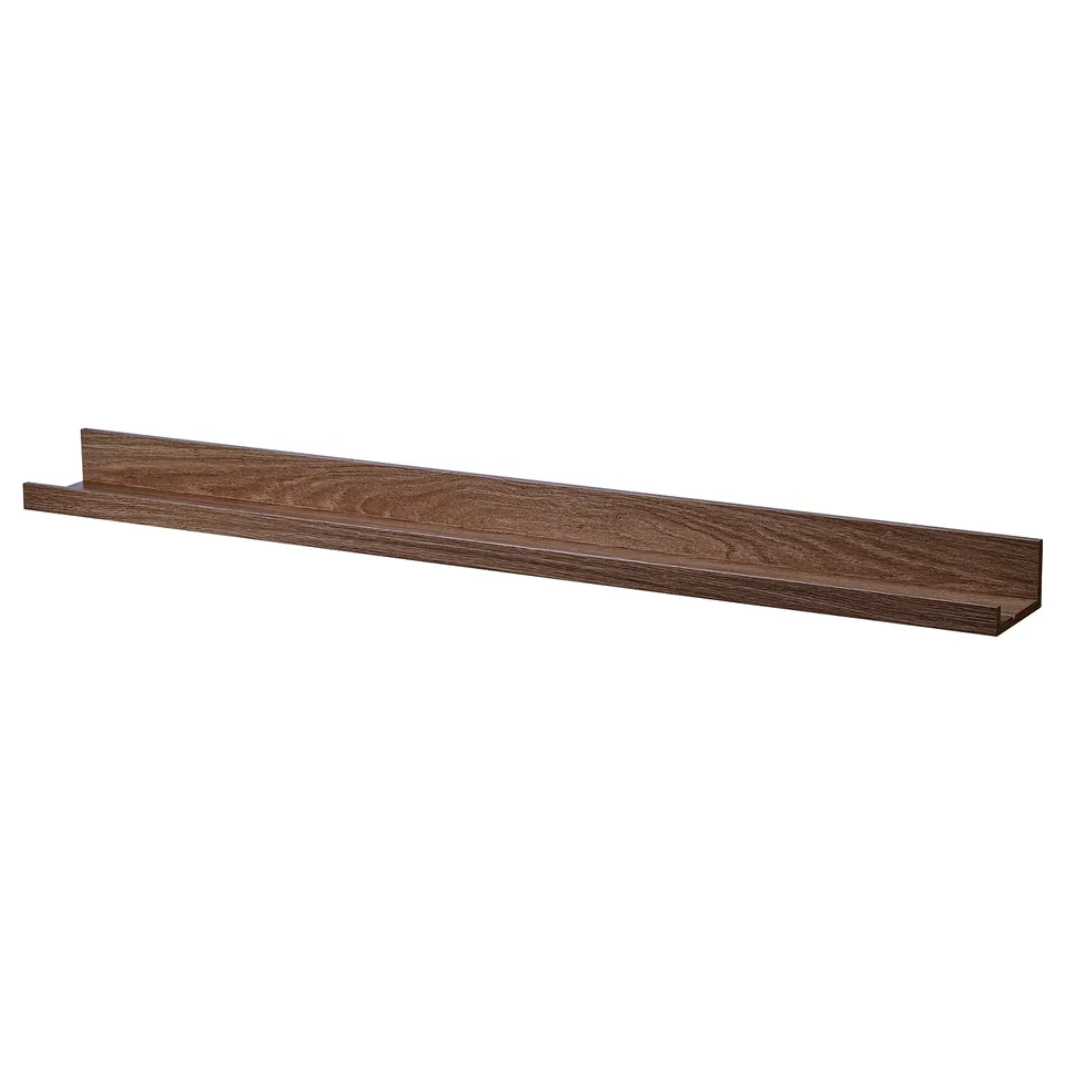 MOSSLANDA Picture ledge, walnut effect, 115 cm