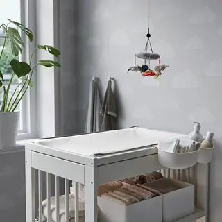 VÄDRA set: babycare mat + cover for babycare mat