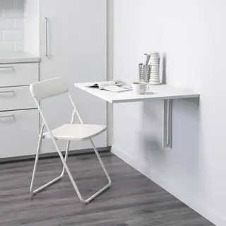NORBERG/VIHALS set: Folding table + folding chair