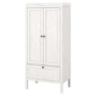 SUNDVIK wardrobe, white, 80x50x172 cm