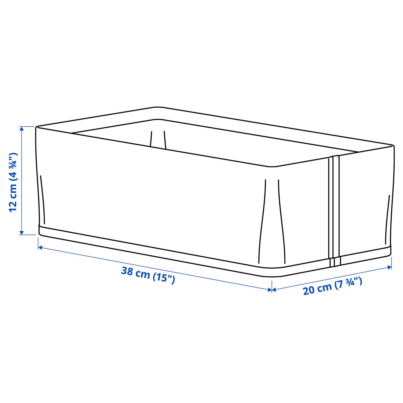 Illustration with measurements for the product: PURRPINGLA.