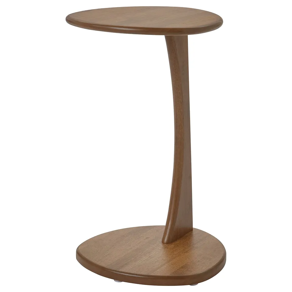 UGGLERUM Side table, brown, 46x40 cm