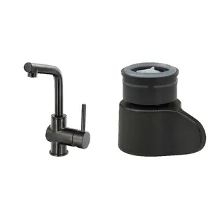 LUNDSKÄR/ÅBÄCKEN set: wash-basin mixer tap + mist nozzle for mixer tap