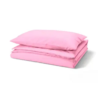 PILTANDVINGE duvet cover and pillowcase, pink, 150x200/50x80 cm
