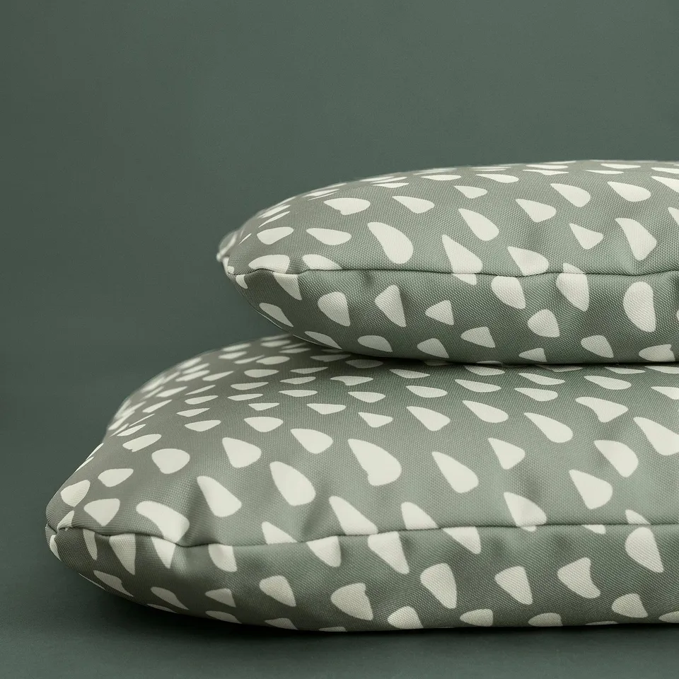 UTSÅDD Pet cushion, grey-green/off-white, 33x38 cm