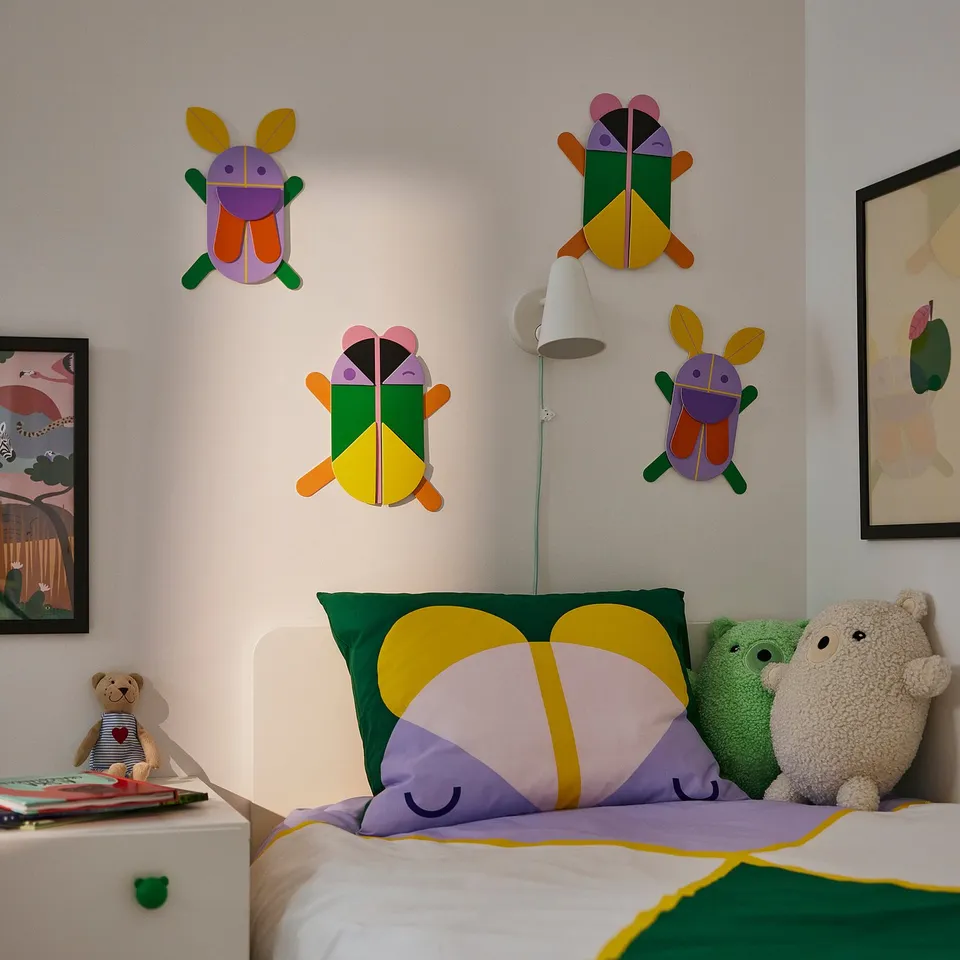 part: GREJSIMOJS wall decoration, set of 2
