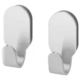 BROGRUND hook, stainless steel, Width 3 x Depth 4 x Height 7 cm