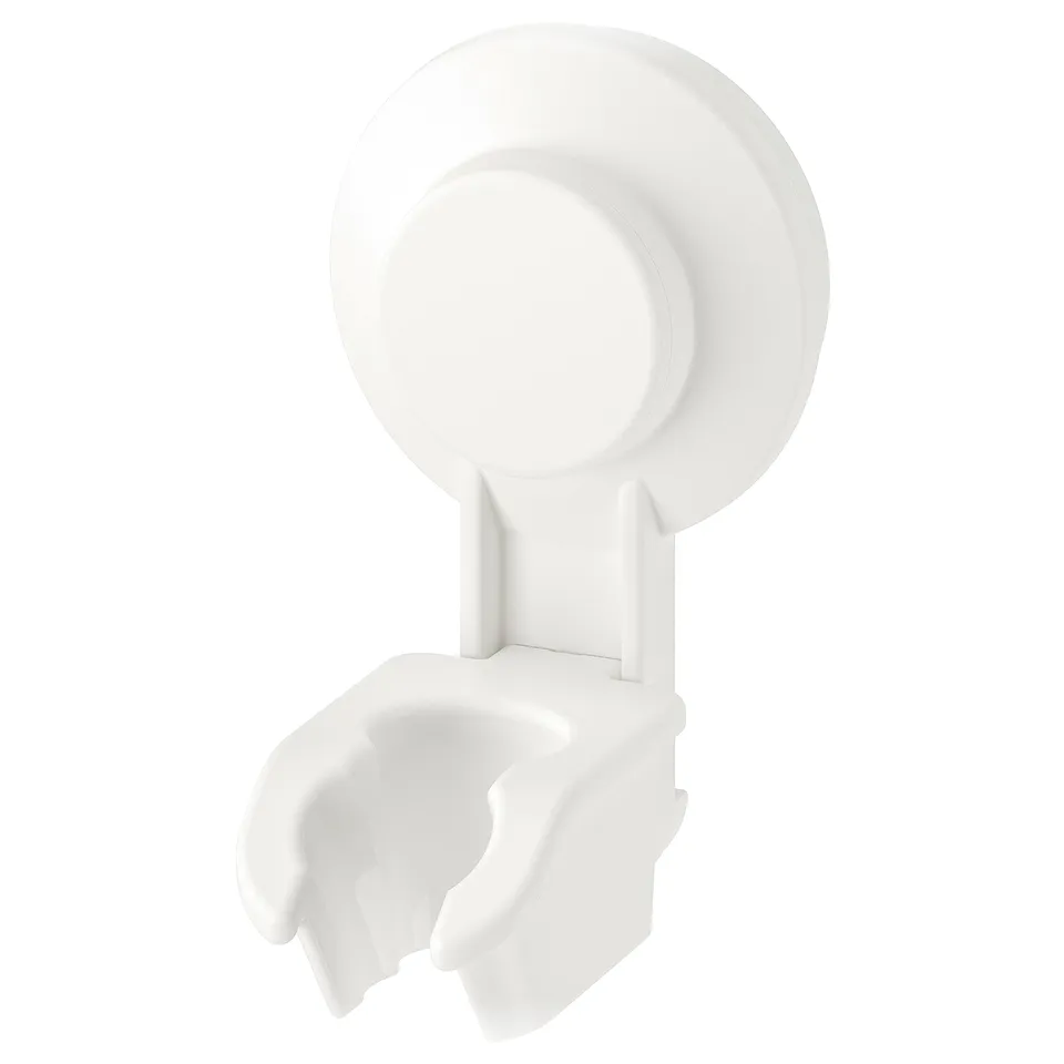 TISKEN suction cup hand shower holder, adjustable for convenience.
