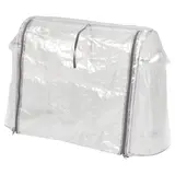 ASPAREN cover for planter, outdoor/transparent white, 83x51x31 cm