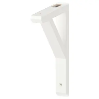 SANDSHULT bracket, white stained aspen, 18x22 cm