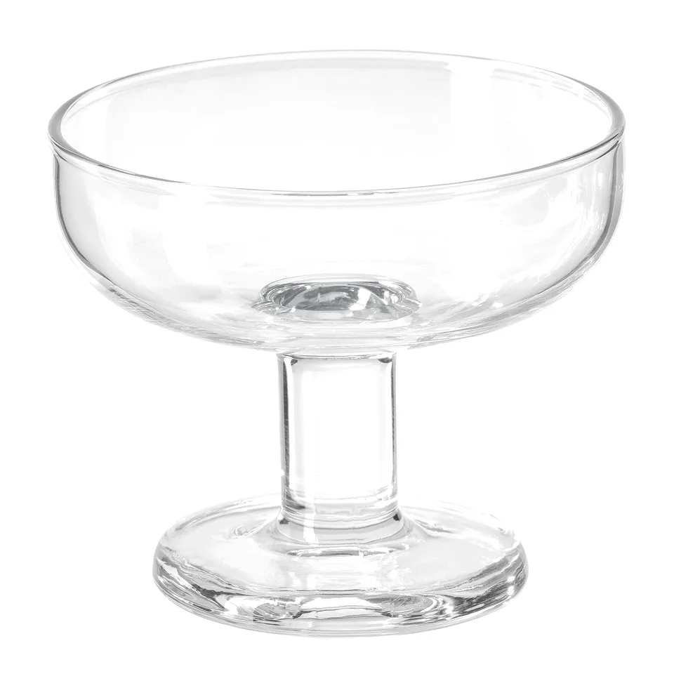 FRUKTDUVA Champagne coupe, clear glass, 24 cl