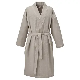 GULDLÖNN bath robe, beige, S/M