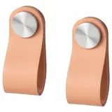 ÖSTERNÄS leather handle, tanned leather, 65 mm