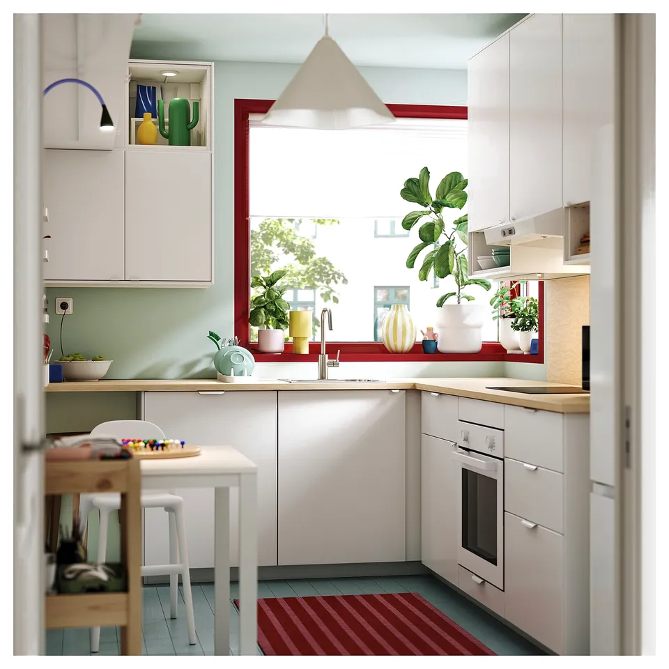 EKBACKEN Worktop, plywood effect/laminate, 186x2.8 cm