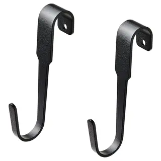 HULTARP hook, black, Width 1.8 x Depth 5 x Height 11 cm