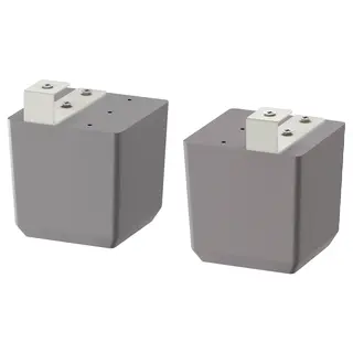 BODBYN leg, grey, Width 8 x Depth 8 x Height 8 cm