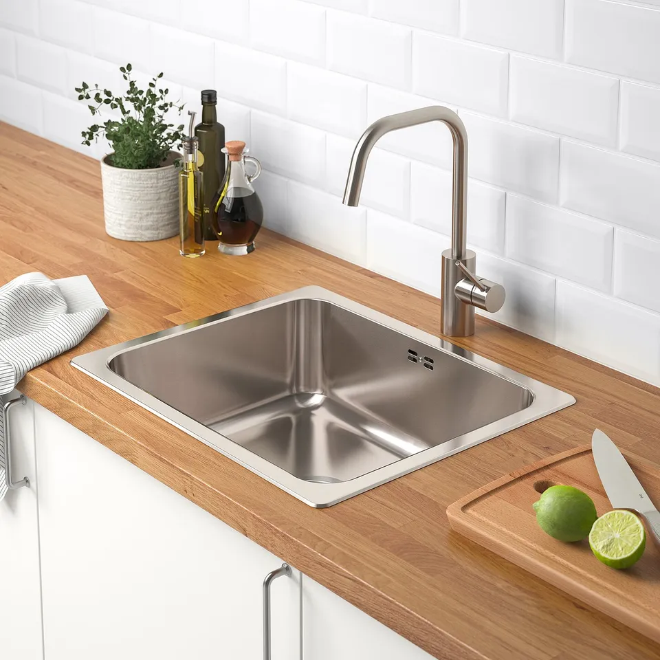 part: HILLESJÖN inset sink, 1 bowl