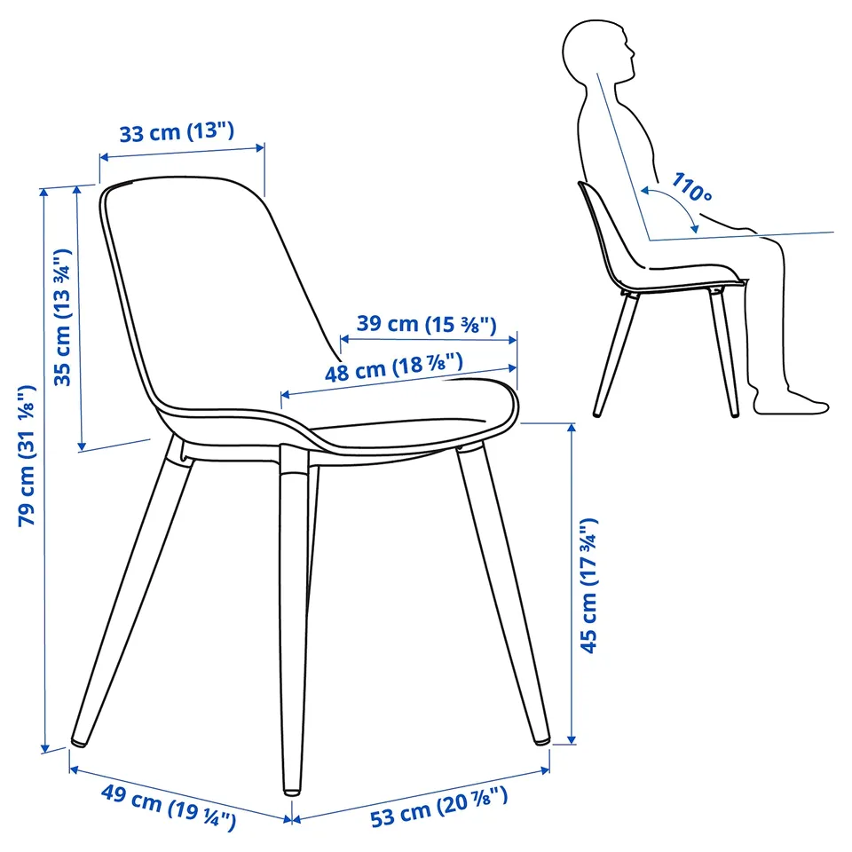 GRÖNSTA Chair, in/outdoor grey/dark brown/wood