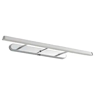 FLASKPOST LED cabinet/wall lighting, chrome-plated, 56 cm