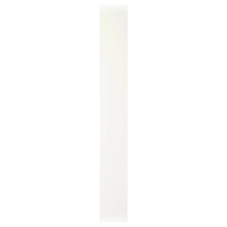 White pax hinged door with soft close, 10-year guarantee.