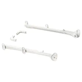 ALTARLIDEN pull-out rail for baskets, white, 42 cm
