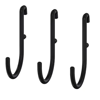 SKÅDIS hook, black, Depth 4.5 x Height 7 cm