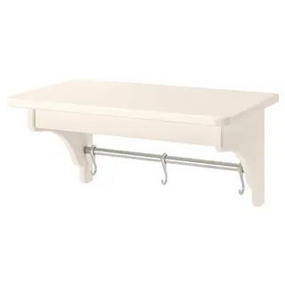 TORNVIKEN wall shelf, off-white, 50 cm