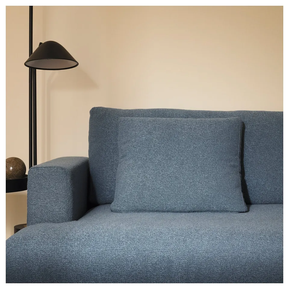 UPPÅKRA 3-seat modular sofa, Axvall dark grey-blue