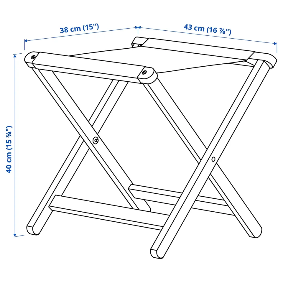 Illustration with measurements for the product: SOLUPPGÅNG.