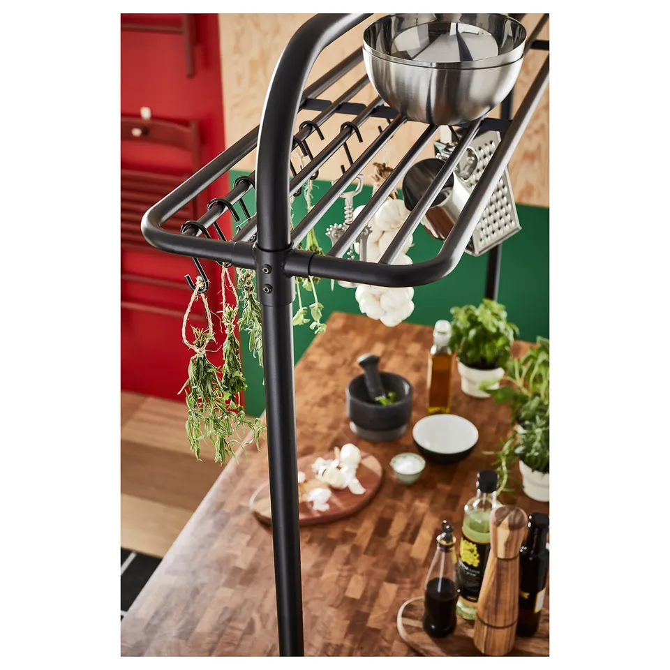part: VADHOLMA rack for kitchen island