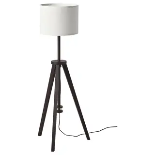 LAUTERS floor lamp, brown ash/white